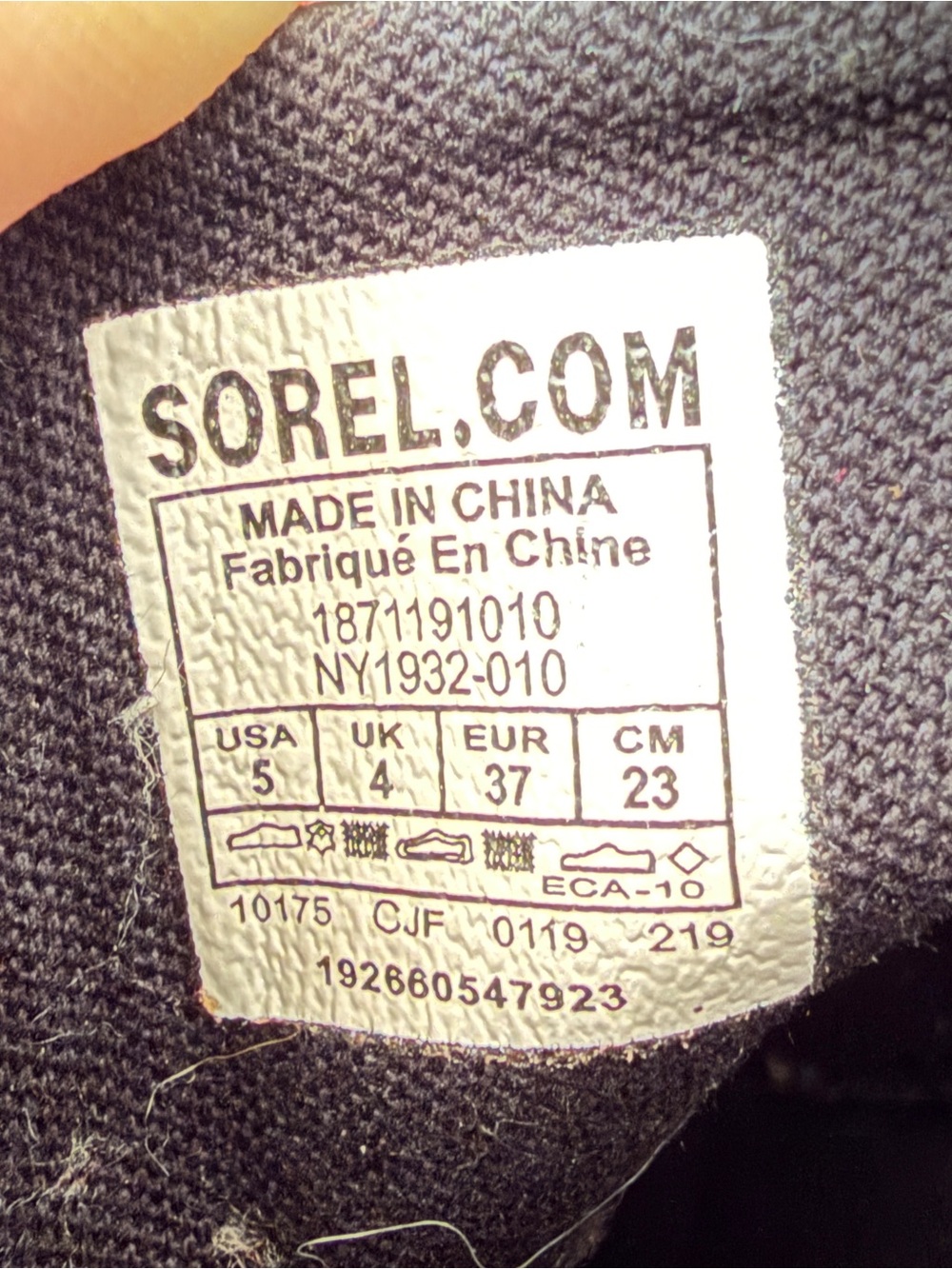 Sorel Women's Red Buffalo Plaid Lace-Up Wedge Boot - Size 5 - Picture 2 of 7